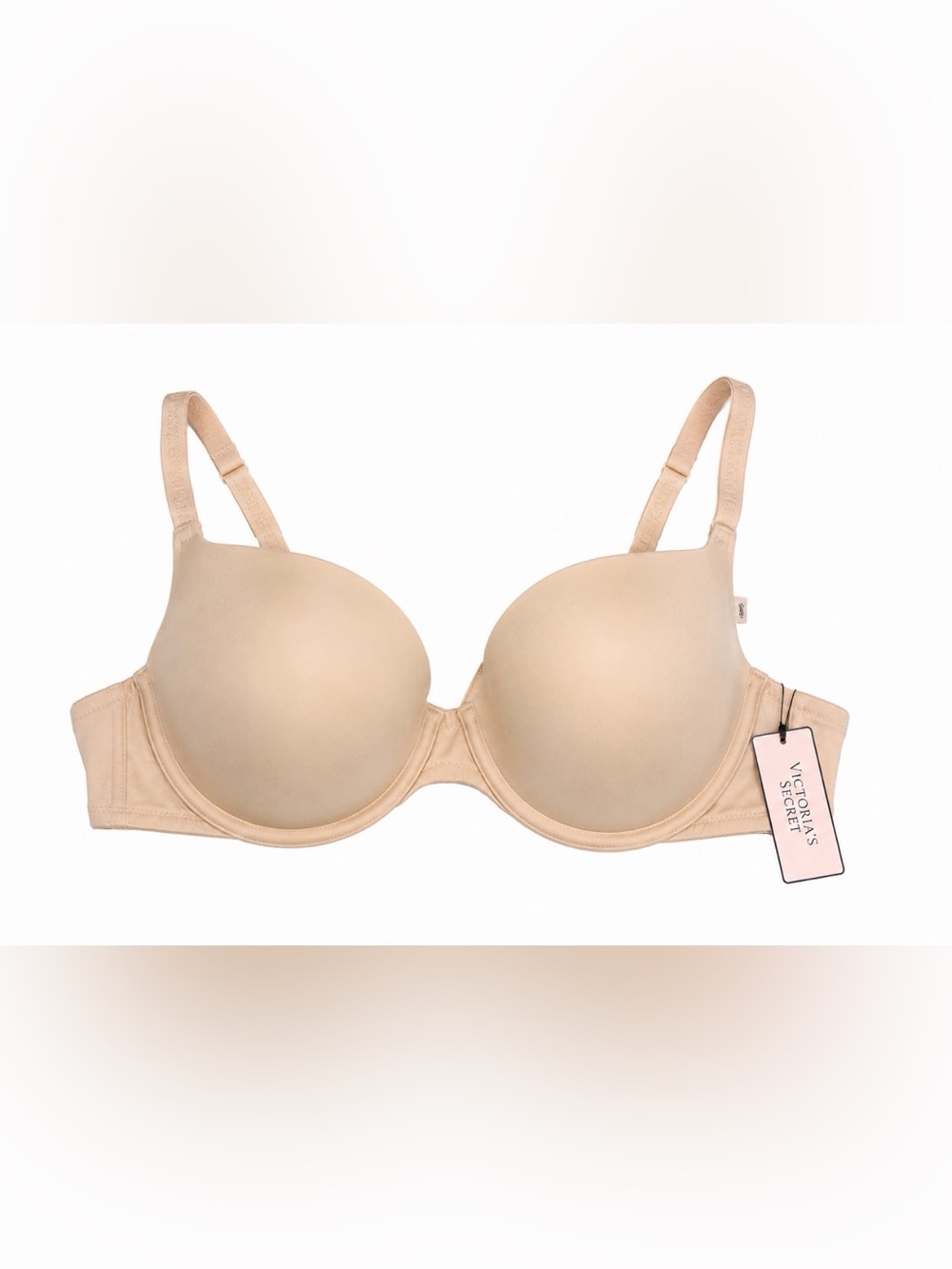 Victoria’s Secret Nude Beige T-Shirt Bra Size XL Lightly Lined Underwire